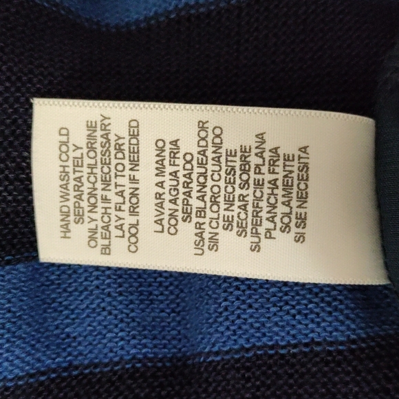 12147 Kut from the Kloth blue striped lightweight sweater M - Picture 9 of 9